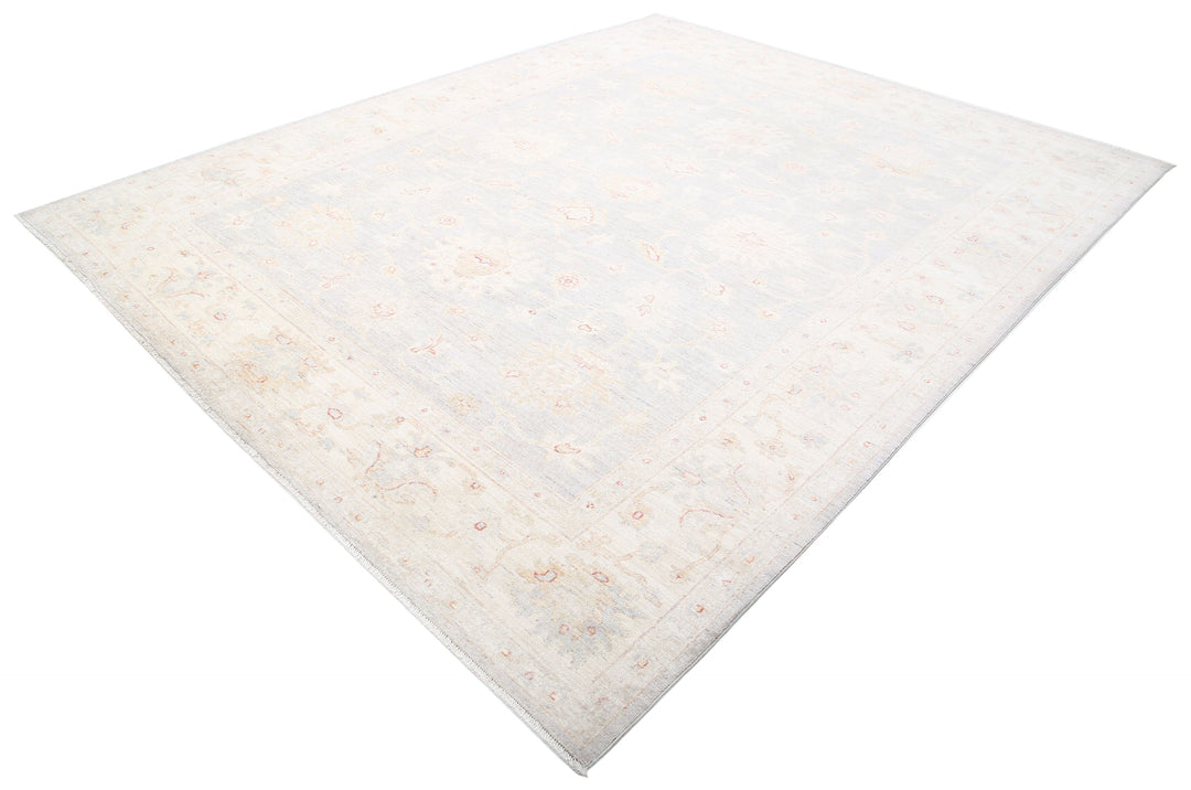 Hand Knotted Oushak Wool Rug 9' 0" x 11' 4" - No. AT51052