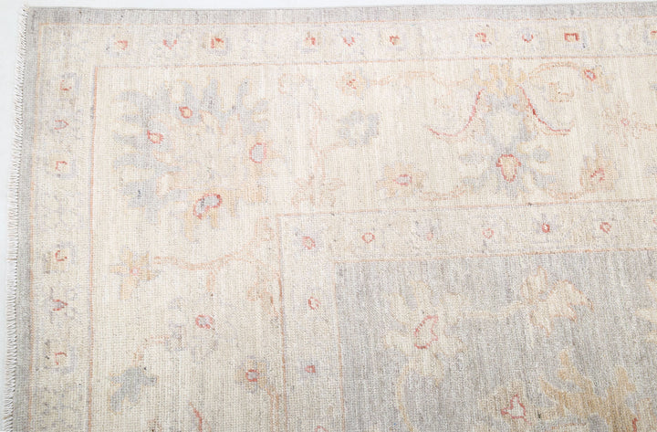 Hand Knotted Oushak Wool Rug 9' 0" x 11' 4" - No. AT51052