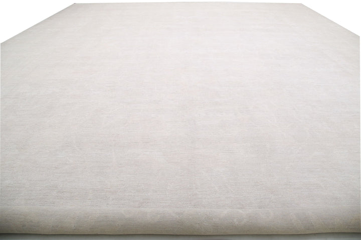 Hand Knotted Oushak Wool Rug 20' 11" x 30' 0" - No. AT83165