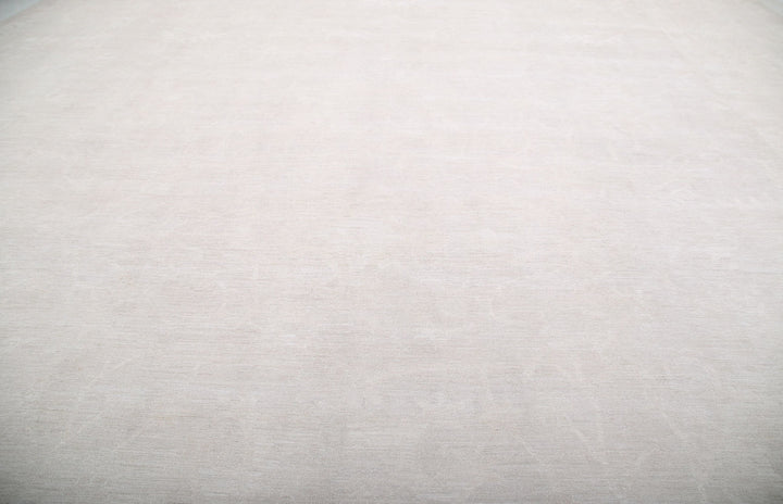 Hand Knotted Oushak Wool Rug 20' 11" x 30' 0" - No. AT83165