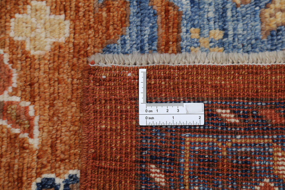 Hand Knotted Oushak Wool Rug 10' 6" x 14' 6" - No. AT32347