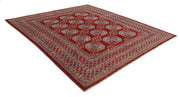 Hand Knotted Oushak Wool Rug 8' 8" x 9' 9" - No. AT73792
