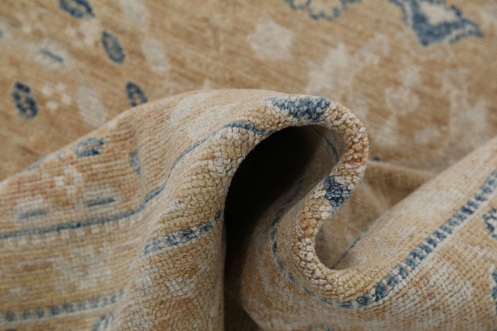 Hand Knotted Oushak Wool Rug 8' 8" x 10' 3" - No. AT14227