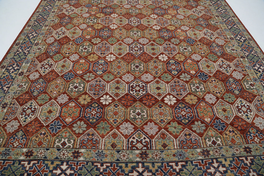 Hand Knotted Oushak Wool Rug 10' 2" x 14' 0" - No. AT38982