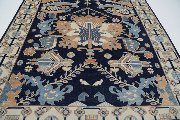 Hand Knotted Oushak Wool Rug 9' 2" x 11' 6" - No. AT95900