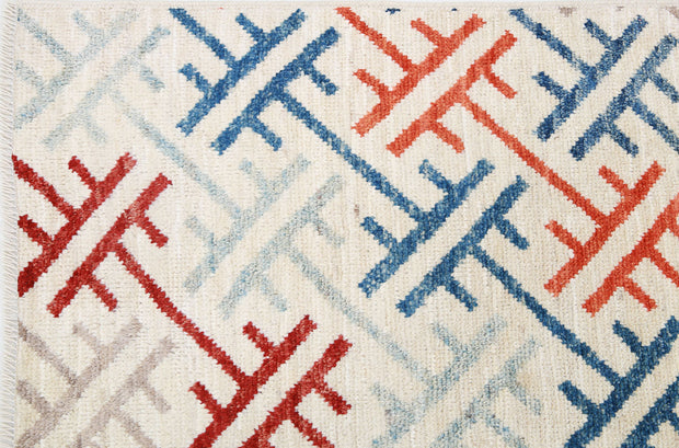 Hand Knotted Modcar Wool Rug 5' 8" x 8' 1" - No. AT66966
