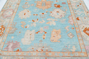 Hand Knotted Oushak Wool Rug 7' 9" x 10' 2" - No. AT17084