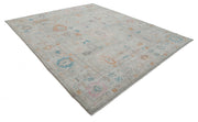 Hand Knotted Oushak Wool Rug 8' 5" x 10' 1" - No. AT36719