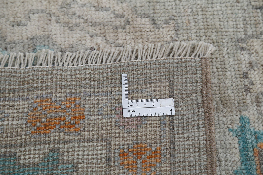 Hand Knotted Oushak Wool Rug 8' 5" x 10' 1" - No. AT36719