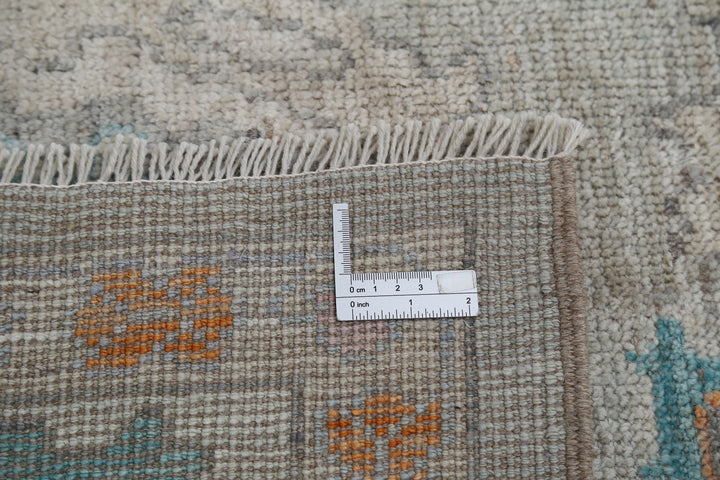 Hand Knotted Oushak Wool Rug 8' 5" x 10' 1" - No. AT36719