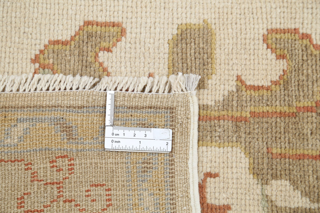 Hand Knotted Turkish Oushak Wool Rug 10' 10" x 14' 2" - No. AT73922