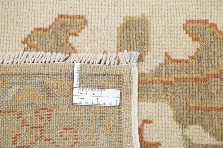 Hand Knotted Turkish Oushak Wool Rug 10' 10" x 14' 2" - No. AT73922