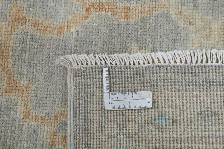 Hand Knotted Oushak Wool Rug 8' 10" x 11' 6" - No. AT25237