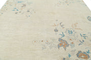 Hand Knotted Oushak Wool Rug 9' 3" x 11' 9" - No. AT64830