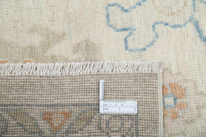Hand Knotted Oushak Wool Rug 9' 0" x 11' 11" - No. AT22674