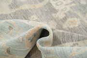 Hand Knotted Oushak Wool Rug 9' 9" x 12' 11" - No. AT78911