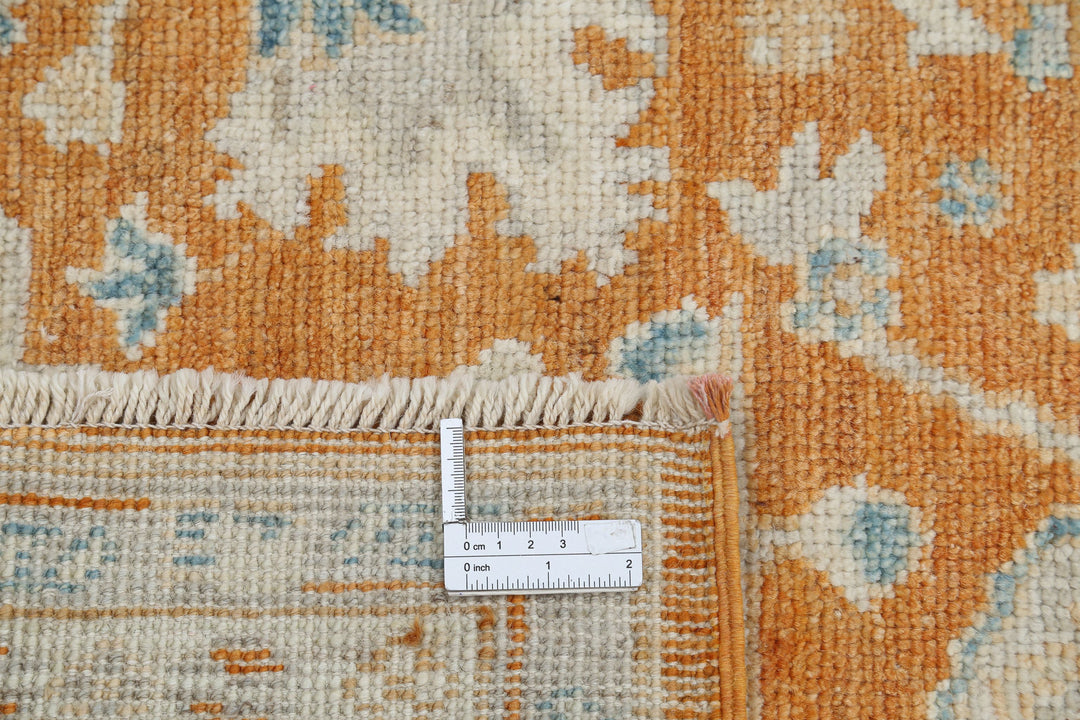 Hand Knotted Oushak Wool Rug 8' 3" x 10' 1" - No. AT34988