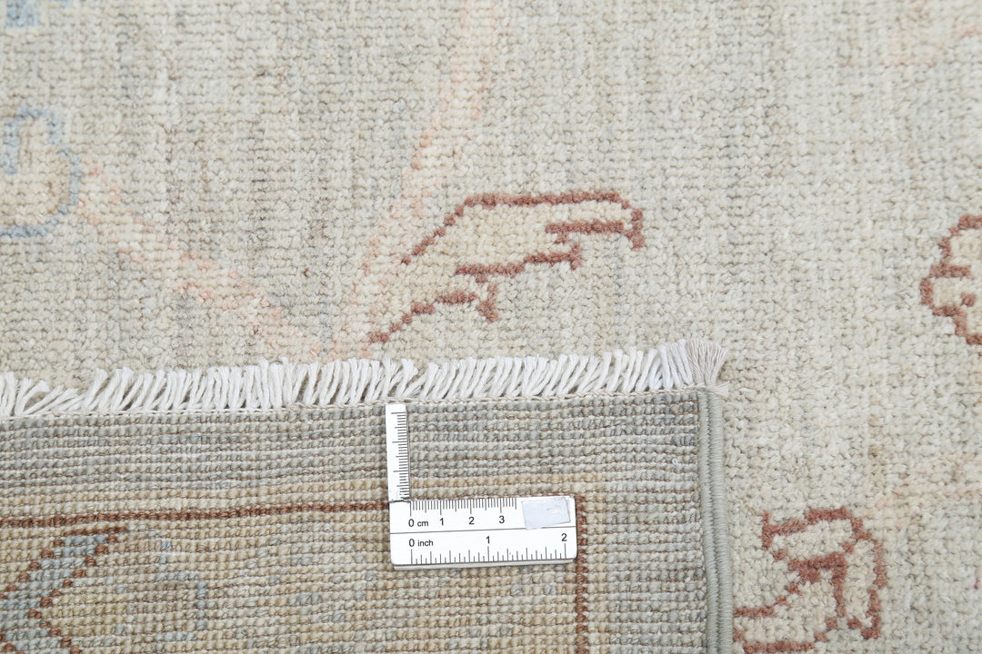 Hand Knotted Oushak Wool Rug 12' 9" x 17' 7" - No. AT75537