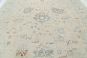 Hand Knotted Oushak Wool Rug 11' 8" x 14' 10" - No. AT83012