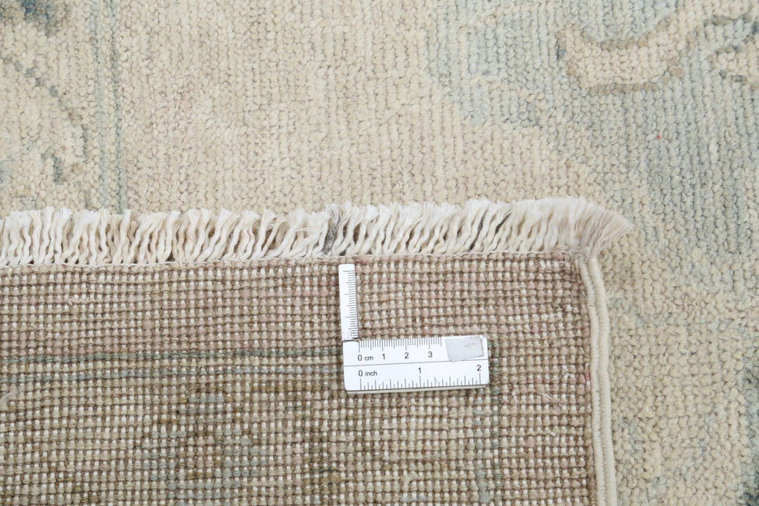 Hand Knotted Oushak Wool Rug 11' 8" x 14' 10" - No. AT83012