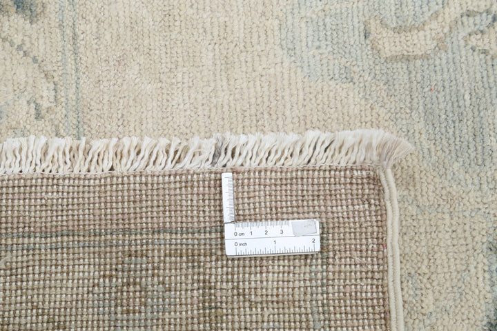 Hand Knotted Oushak Wool Rug 11' 8" x 14' 10" - No. AT83012