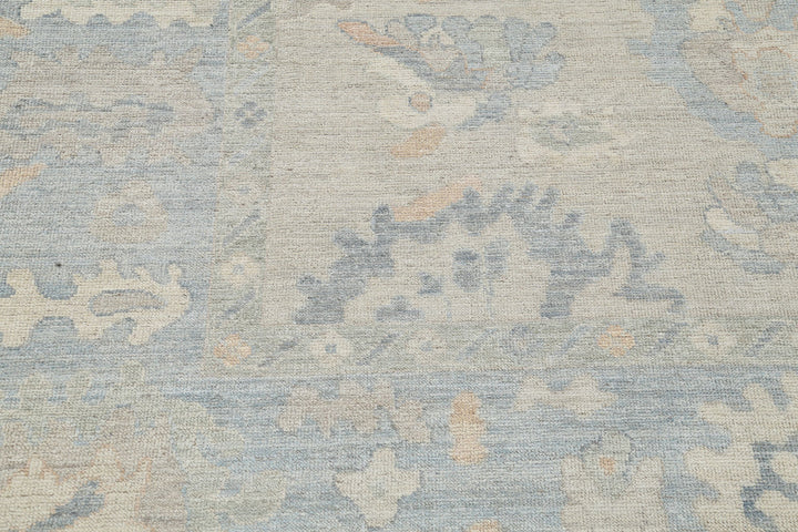 Hand Knotted Oushak Wool Rug 8' 2" x 10' 0" - No. AT60185
