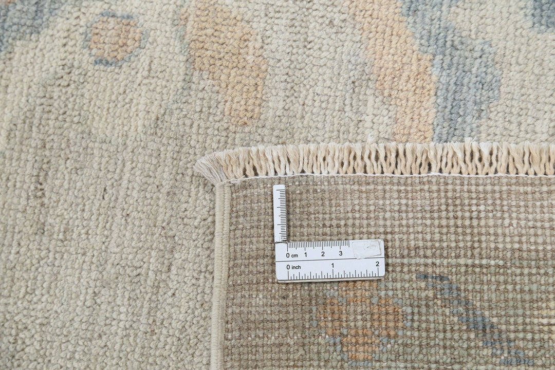 Hand Knotted Oushak Wool Rug 8' 2" x 10' 0" - No. AT60185