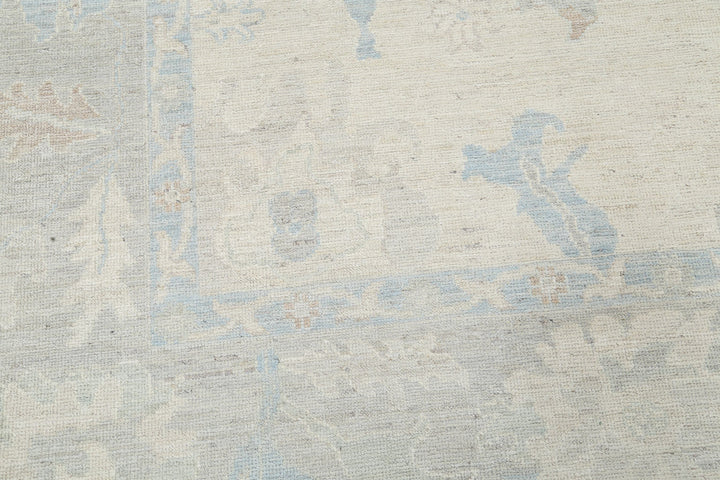 Hand Knotted Oushak Wool Rug 8' 2" x 9' 11" - No. AT48675