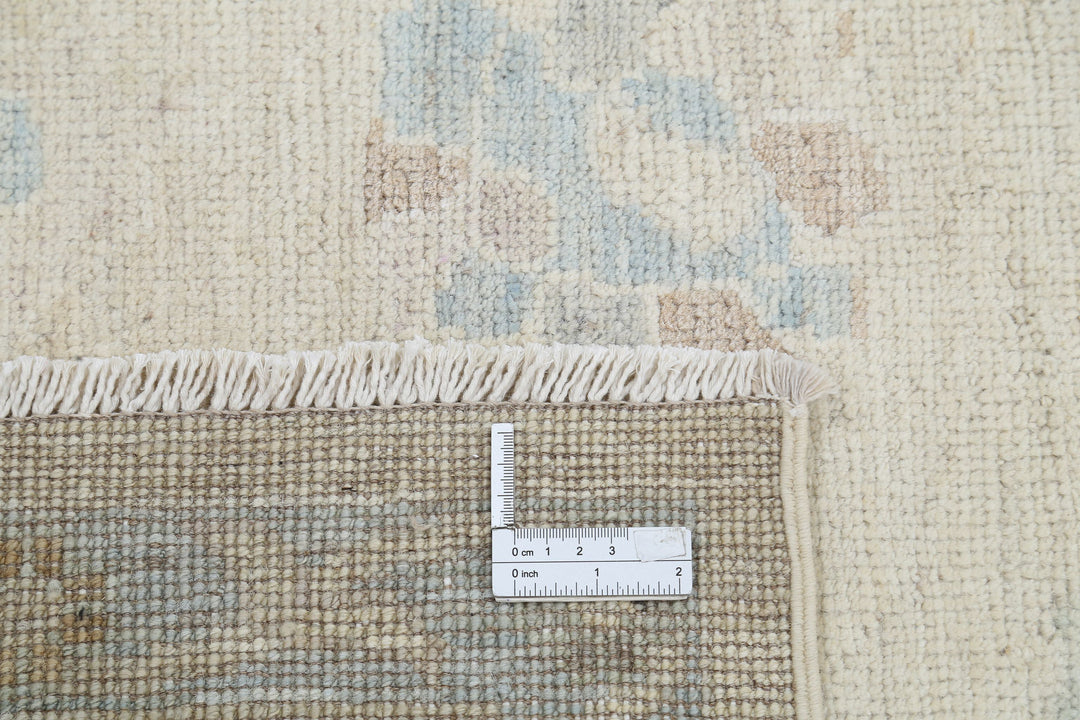 Hand Knotted Oushak Wool Rug 8' 2" x 9' 11" - No. AT48675