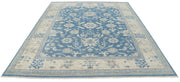 Hand Knotted Oushak Wool Rug 8' 1" x 9' 9" - No. AT45169