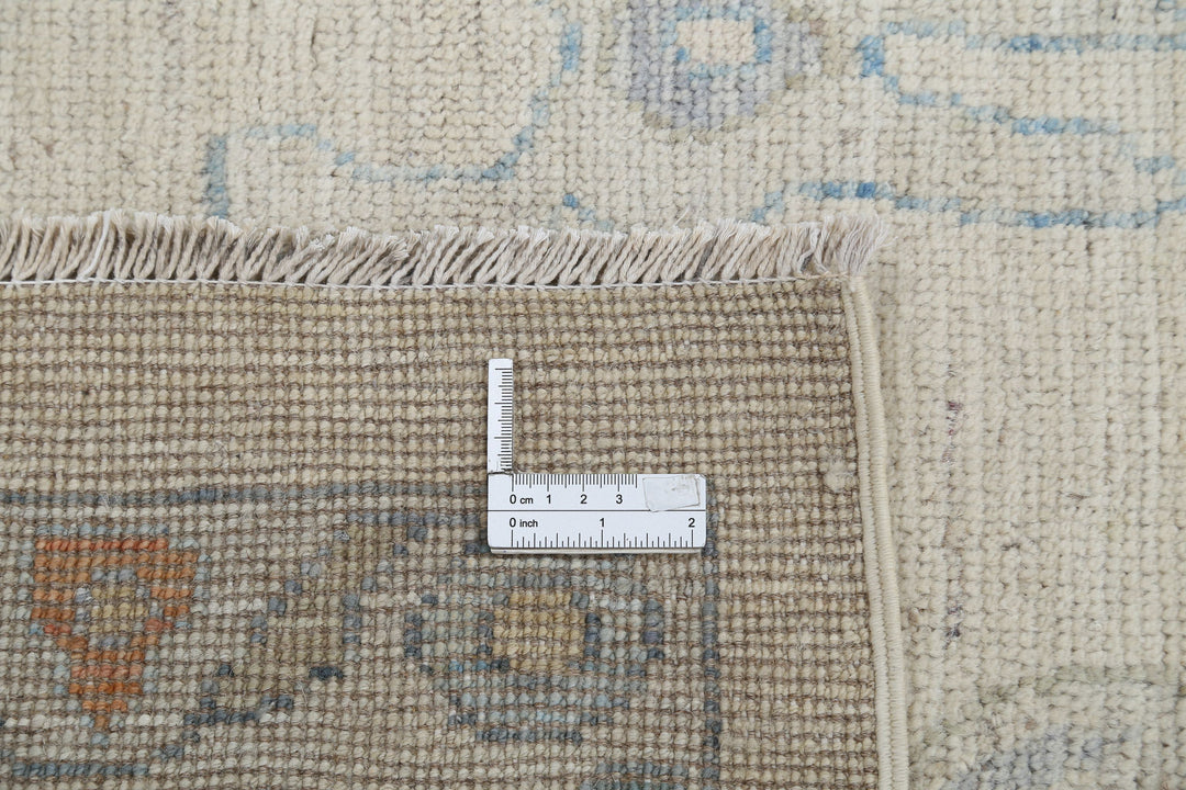 Hand Knotted Oushak Wool Rug 10' 0" x 13' 5" - No. AT64229