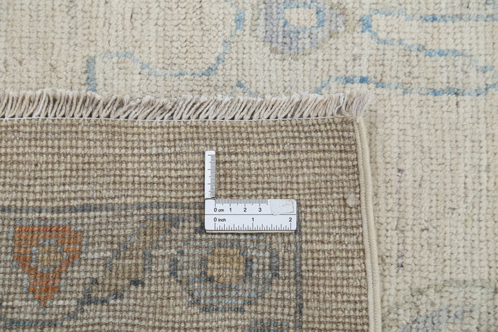 Hand Knotted Oushak Wool Rug 10' 0" x 13' 5" - No. AT64229