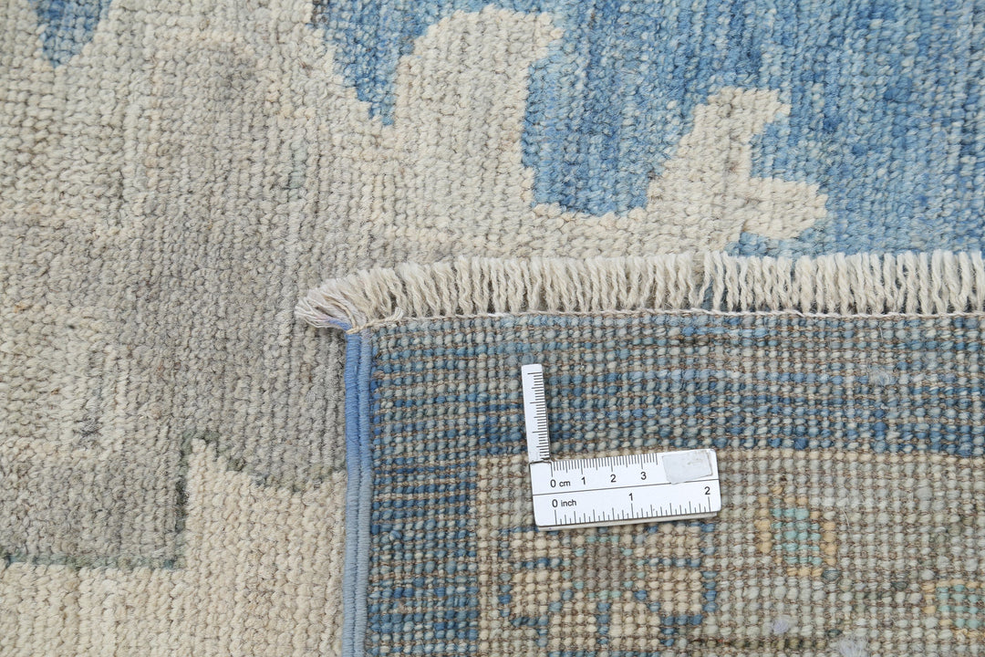 Hand Knotted Oushak Wool Rug 9' 10" x 13' 6" - No. AT62560