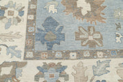 Hand Knotted Oushak Wool Rug 9' 10" x 13' 6" - No. AT76035