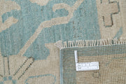 Hand Knotted Oushak Wool Rug 9' 11" x 13' 5" - No. AT81230