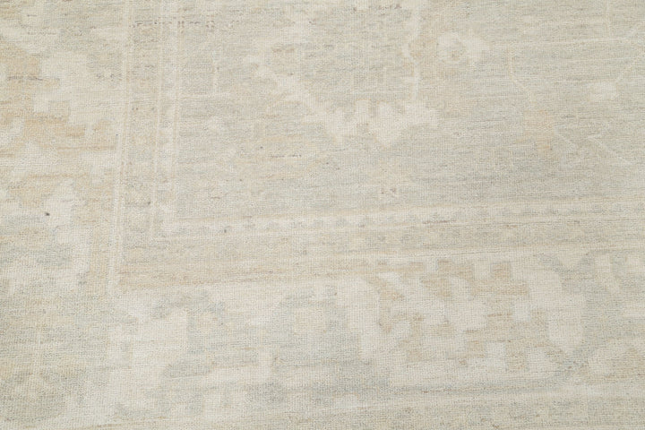 Hand Knotted Oushak Wool Rug 8' 1" x 9' 6" - No. AT15821