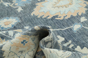 Hand Knotted Oushak Wool Rug 10' 4" x 13' 11" - No. AT45439