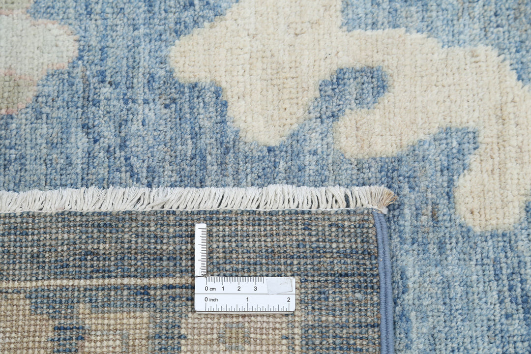 Hand Knotted Oushak Wool Rug 10' 1" x 13' 10" - No. AT56405