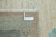 Hand Knotted Oushak Wool Rug 9' 0" x 11' 9" - No. AT58356