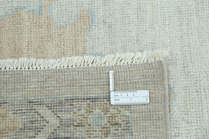 Hand Knotted Oushak Wool Rug 9' 4" x 12' 2" - No. AT90157