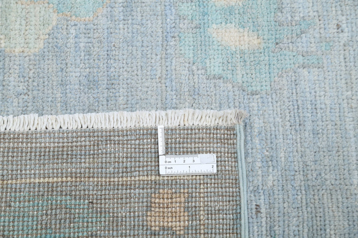 Hand Knotted Oushak Wool Rug 11' 11" x 13' 10" - No. AT70417