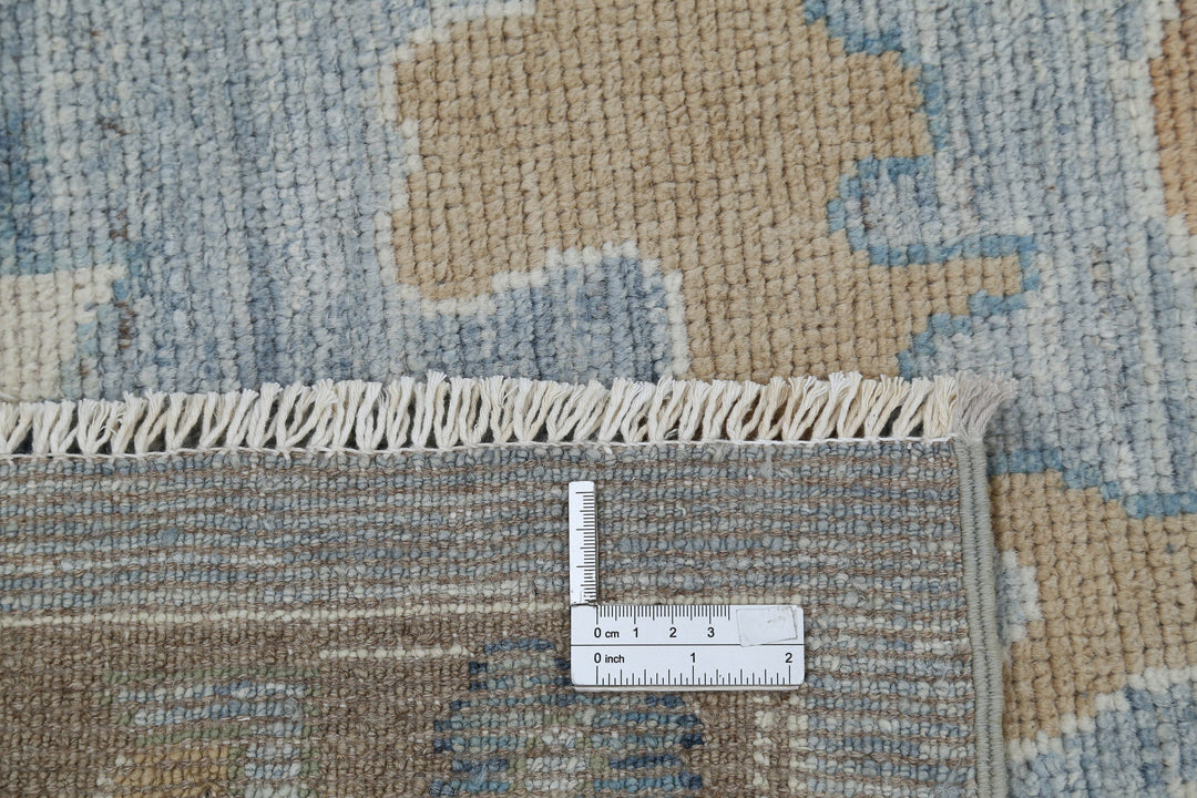 Hand Knotted Oushak Wool Rug 9' 2" x 12' 3" - No. AT29562