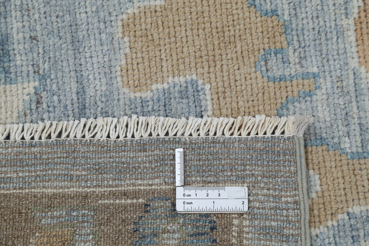 Hand Knotted Oushak Wool Rug 9' 2" x 12' 3" - No. AT29562
