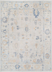 Hand Knotted Oushak Wool Rug 9' 11" x 13' 9" - No. AT21571