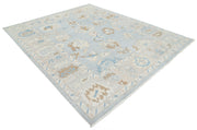 Hand Knotted Oushak Wool Rug 8' 2" x 10' 1" - No. AT60482