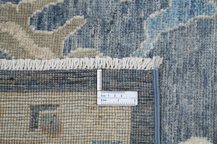 Hand Knotted Oushak Wool Rug 8' 0" x 9' 10" - No. AT61468