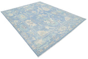 Hand Knotted Oushak Wool Rug 8' 0" x 10' 0" - No. AT45907