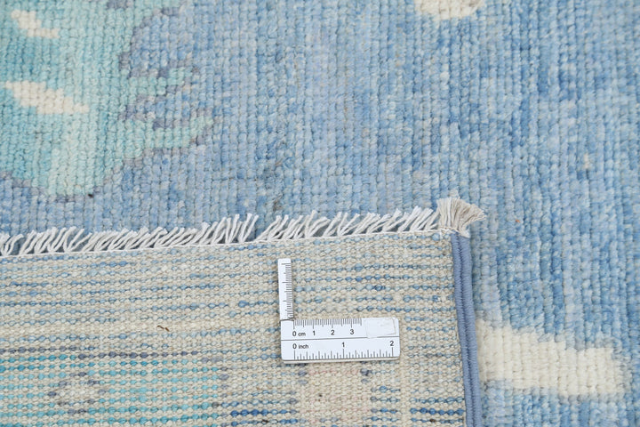 Hand Knotted Oushak Wool Rug 8' 0" x 10' 0" - No. AT45907