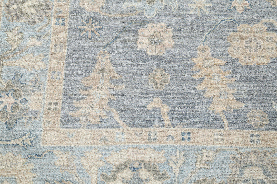 Hand Knotted Oushak Wool Rug 5' 10" x 9' 0" - No. AT31601