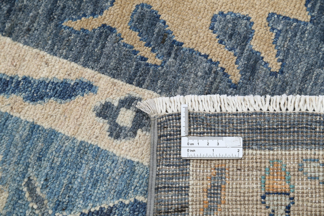 Hand Knotted Oushak Wool Rug 8' 11" x 11' 7" - No. AT14802